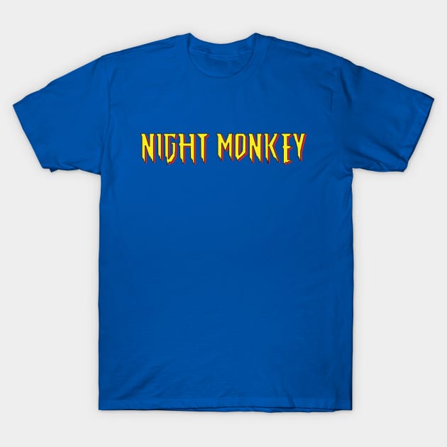 Night Monkey T-Shirt by PeterMelnick